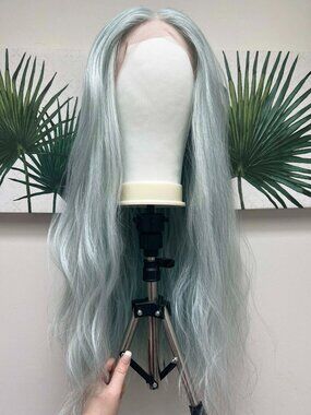 Mane Concept Red Carpet Ice Cream Girl 01 Synthetic Lace Front Wig Pistachio